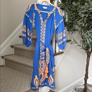 NEMA Anisa Embroidered Maxi Dress